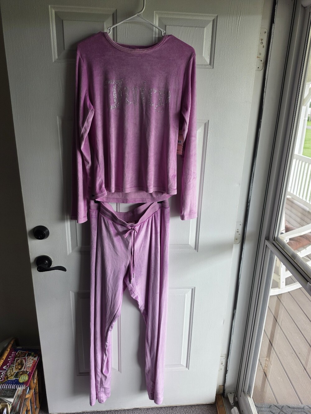 Juicy Couture Lavender Rhinestone Lounge Set NWT